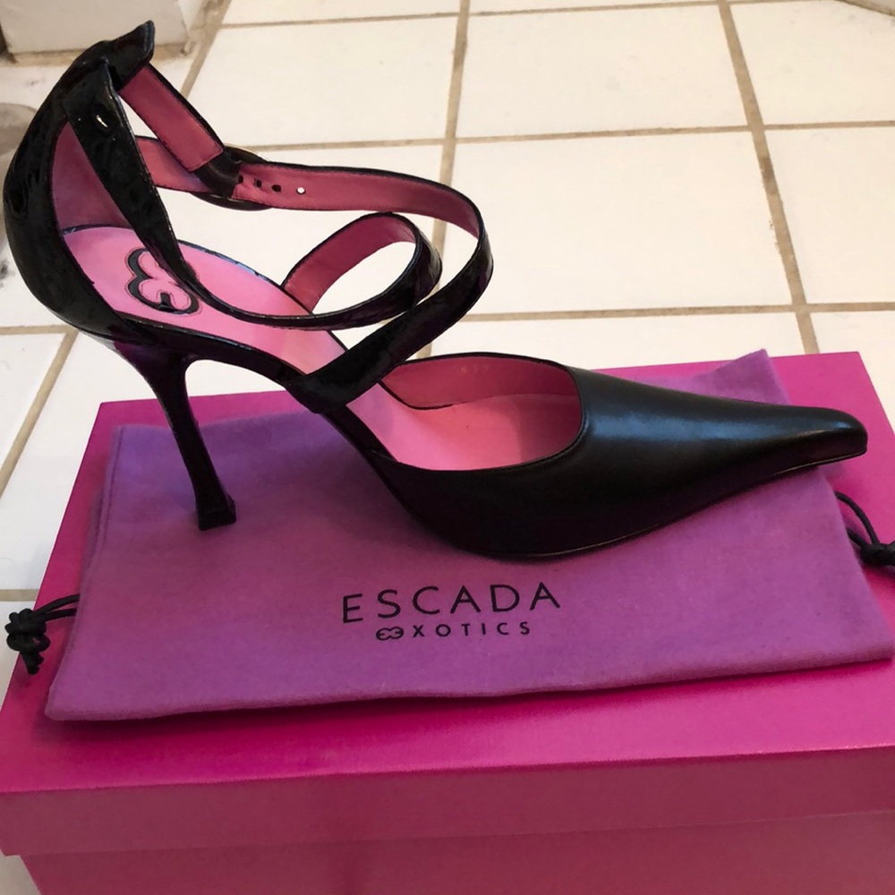 Escada Black Patent leather and Leather shoe - Picture 4 of 4
